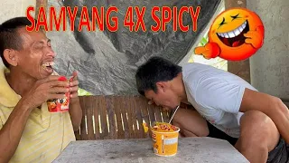 Samyang Noodles 4× spicy🤣Naisahan ko si Bemaks🤣 Bemaks tv