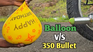 Starting bullet amazing dhamaka 😱 balloons & bullet best idea💡fun to enjoy 