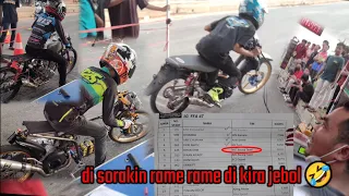 Supra bapak  200cc bodi std ikut klas ffa 4tak lawan nya rangka potong semua🤭   podium 5🚀