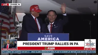 Kenneth Copeland Prays For Donald Trump (Latrobe, PA)