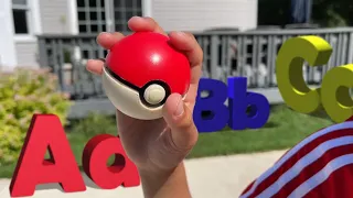 ABC SONG Pokemon LETTERS at playground