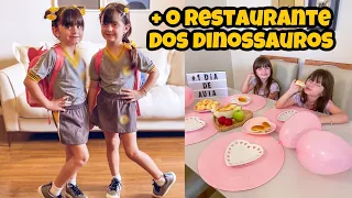 ROTINA COMPLETA NO PRIMEIRO DIA DE AULA DAS GÊMEAS | Jéssica e as Gêmeas