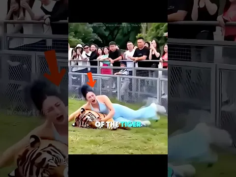 She Fell On The Tiger 😢 But….