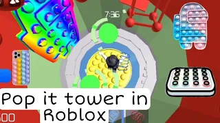 Fidget toys tower of hell in Roblox
