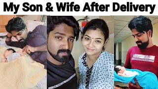 My son and wife after delivery🥰🙏
