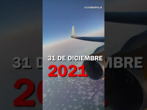 #Short AVIÓN DESPEGA EL 1 DE ENERO DEL 2022 Y ATERRIZA EL 31 DE DICIEMBRE DEL 2021