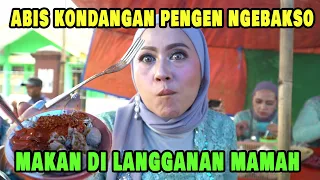 MAKAN BAKSO LANGGANAN MAMAH, PAKE KEBAYA LENGKAP ABIS DARI KONDANGAN!