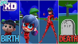 BIRTH TO DEATH OF MIRACULOUS LADYBUG IN PK XD
