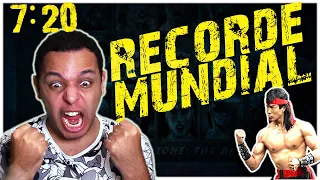 QUEBREI O RECORDE MUNDIAL 🔥 ZERANDO O UMK3 EM *07:20* COM LIU KANG  (ATUAL 7:43)