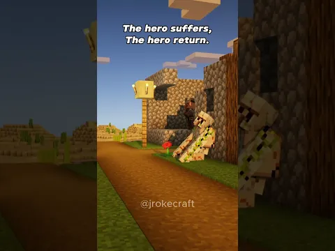 The hero returns... 😢 #minecraft #memes