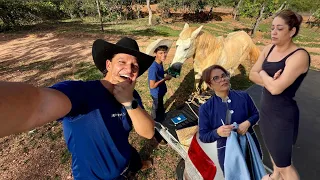 Transformei o SPA da minha mãe em salão pro meu cavalo e a reação dela foi impagável