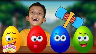 Surprise Eggs 🥚 | What’s Inside? 🚗 | Kids Songs – Kuku and Cucudu