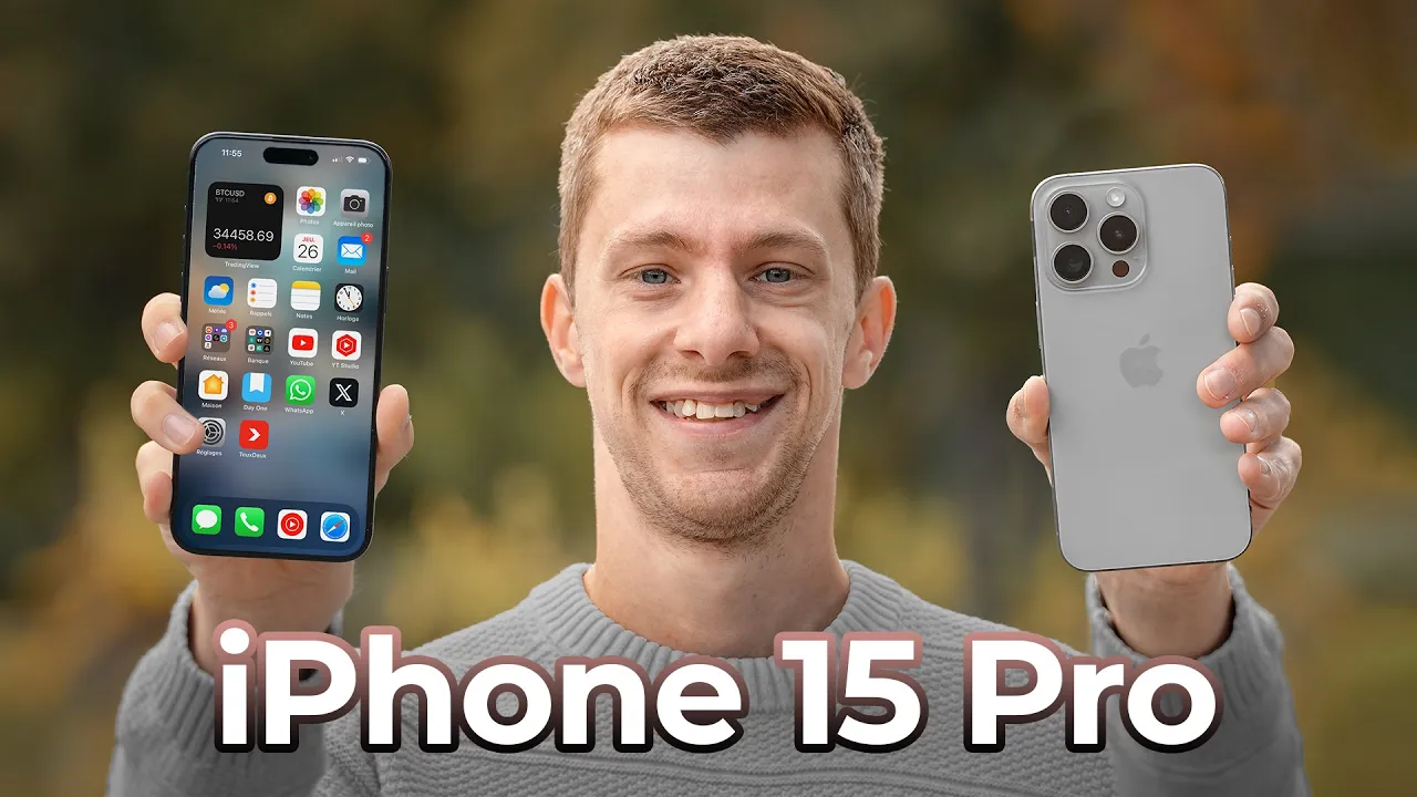 Vido-Test de Apple iPhone 15 Pro par Steven