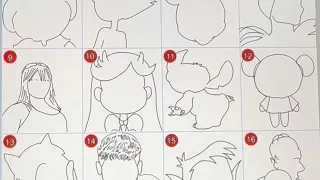 Desafio do desenho, adivinhe quem é