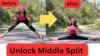 Middle Split सिखे सिर्फ़ एक महीने में 😍.Achieve Full Leg Flexibility Fast ✅.#kavyakevlog