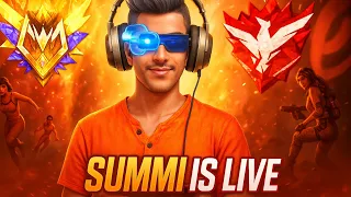 🔴LIVE RANK PUSH + CUSTOM ROOMS WITH SUMMI ARMY🔥#freefire#freefirelive#live