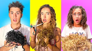 Nos QUITAMOS las TRENZAS! *nos quedamos calvos*