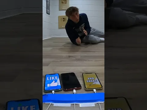 Amazing 3 iPhone Trick Shot