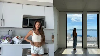 my empty seattle loft apartment tour | viviannnv