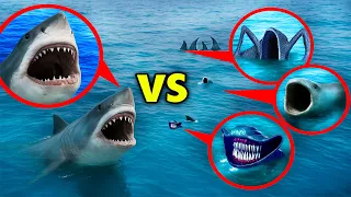 МОЙ ДРОН снял МЕГАЛАДОН vs ПОЖИРАТЕЛЯ МОРЕЙ, ЭЛЬ-ГРАН-МАЙЯ И БЛУПА — Они СТОЛКНУЛИСЬ в Океане!