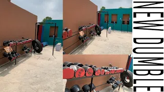 Ghar 🏘️par dumbbell kaise bnaye!? घर पर डंबल बनाए । how to make dumbbell at.home🏘️
