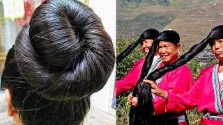 Como Fazer o Cabelo Crescer Rápido em Uma Semana RECEITA DE MULHERES YAO  100% CRESCIMENTO DE CABELO