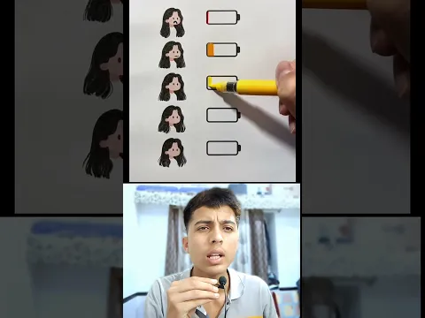 Mobile Battery Drawing Challenge #shorts