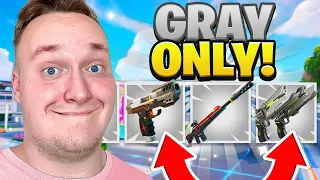 Fortnite GRAY WEAPONS ONLY Challenge!