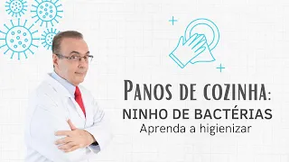 Panos de cozinha: ninhos de bactéria. Cuidado!