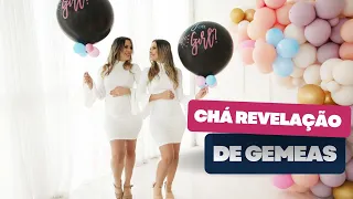 CHÁ REVELAÇÃO das GÊMEAS
