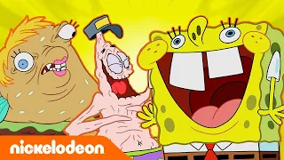 30 MINUTOS dos MELHORES momentos de Bob Esponja na Temporada 11! | Nickelodeon em Português