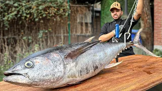 Cooking tuna, one of the best fish in the Persian Gulf 🇮🇷🐬