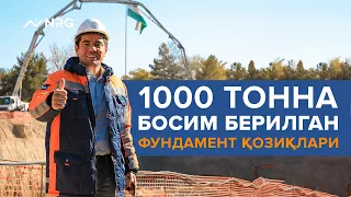 U-TOWER ФУНДАМЕНТ ҚОЗИҚЛАРИГА 1000 ТОННА БОСИМ БЕРИЛДИ