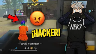 HUMILLANDO HACKERS CON EL 3% ACTIVADO PARTE 6 *esta adentro de las paredes* ☠️💙 FREE FIRE