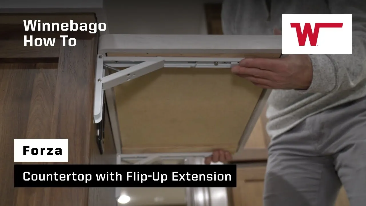 Flip Up Countertop Extension
