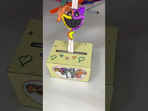 Pedro and Capybara DIY 💖 Cardboard Game  #youtubeshorts