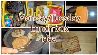 Lunch box idea for Monday nd Tuesday (part 1)/tiffin packing ideas