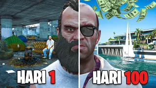 100 HARI DARI GEMBEL SAMPAI JADI SULTAN DI GTA 5! - GTA 5 MOD