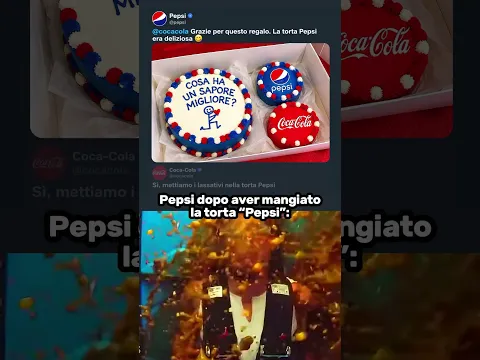 Coca-Cola ha mandato una torta a Pepsi… e c'era un dettaglio sospetto 🍰💀