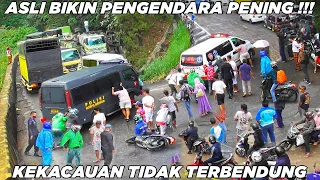 Luar Biasa Sulit, Drama Tumpahan Minyak Asli Bikin Rusuh Para Pengendara di Sitinjau Lauik