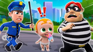 !Peligro Extraño! Canciones Oficial de Policía - Canciones infantiles para Niños - WOA song Spanish