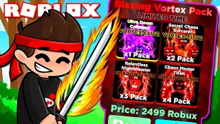 Compro el PACK DE MASCOTAS VORTEX ELITE en NINJA LEGENDS (Roblox)