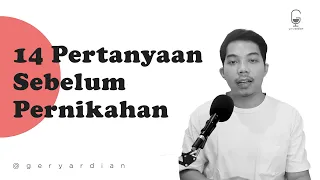 14 Pertanyaan Sebelum Pernikahan