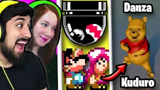 SI PIERDO SALE UN MEME ALEATORIO 4 😳 CON MI NOVIA | SUPER MARIO MAKER 2
