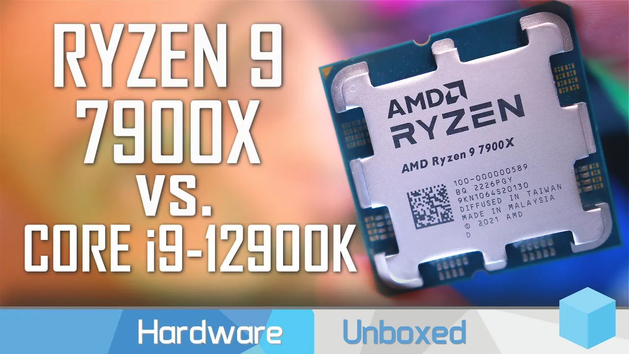 Vido-Test de AMD Ryzen 9 7900X par Hardware Unboxed