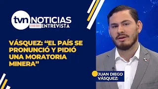 "El país se pronunció", Vásquez critica decisión sobre contrato minero