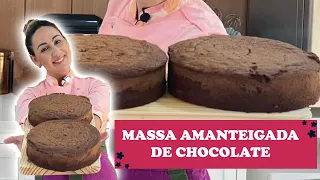 MASSA AMANTEIGADA DE CHOCOLATE SEM MISTÉRIOS