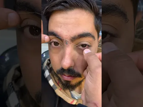 تنظيف الحاجب😂✂️💈 #funny #fun #barber #explore #shorts #shortvideo  #fyp #viral
