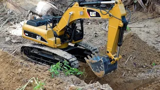 I drove the excavator digging a hole and the power it had really dug