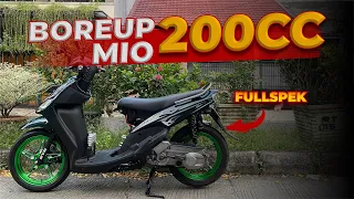 BORE UP MIO 200CC AMAN BUAT HARIAN!! | Full Rakit Dari 0!!